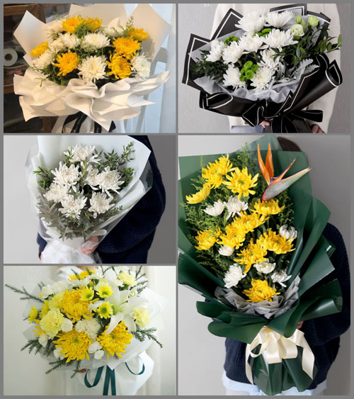 湖北孝感市应城市三合镇李榨村白事花束代送